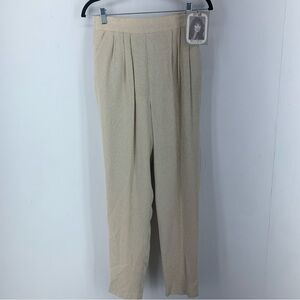 Nancy Bolen City Girl XS Pants Acetate Vintage 90’s Lined Cottage‎ Core USA NEW